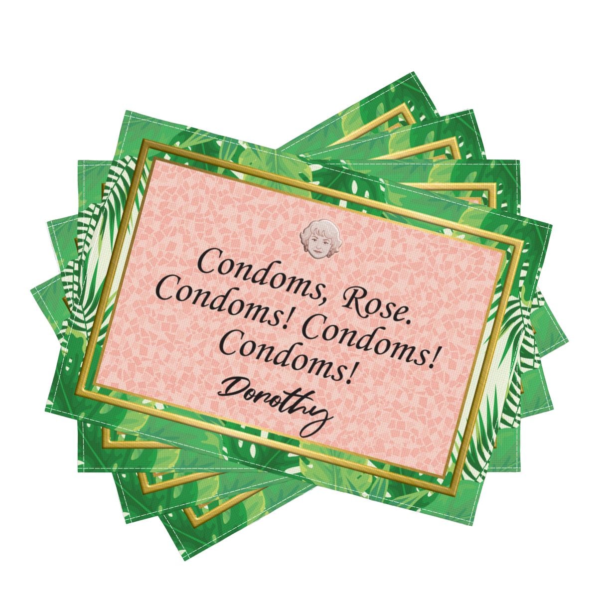 Golden Quotes - Placemats Set of 4