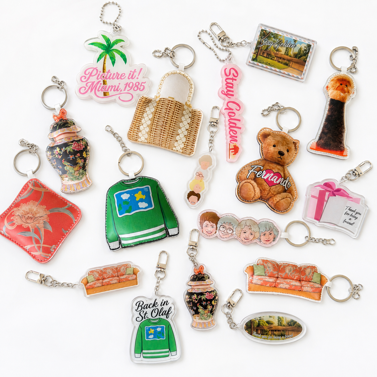 Stay Golden Adorable Purse Charms